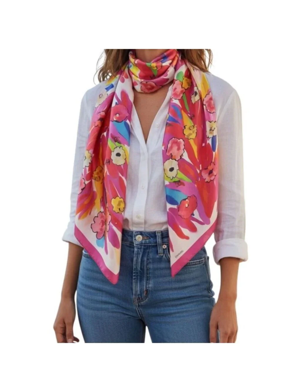 Chanel Super Large Scarf - Picture 3 of 11